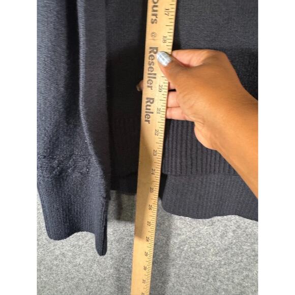 Tommy Hilfiger Sweater Men Medium Blue V‎ Neck Preppy Academia Knit Nautical NWT - Picture 6 of 8